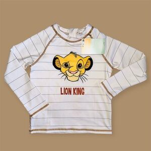 New Zara Simba Swim Top